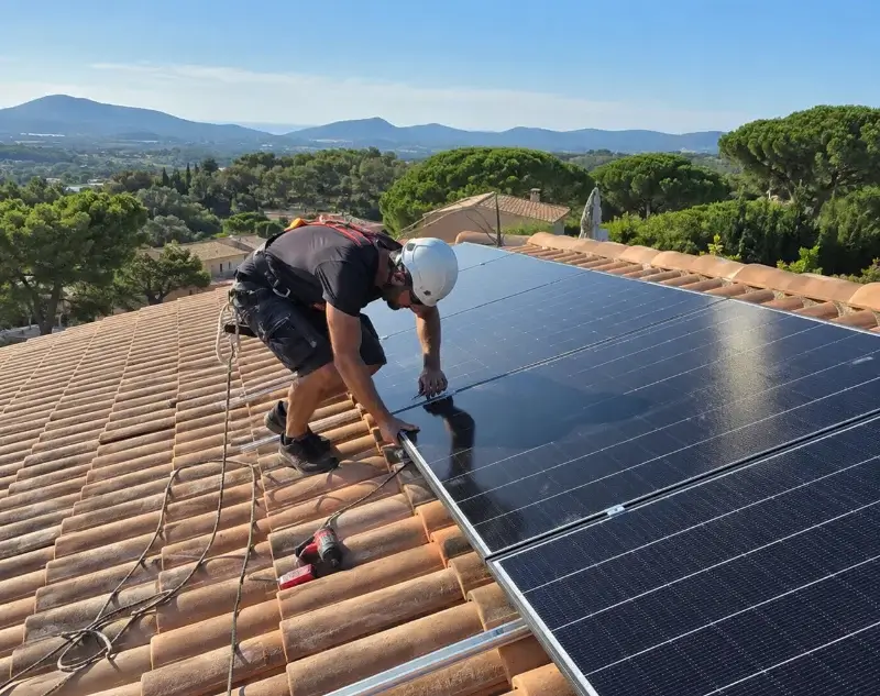 Installateur panneaux solaires Oberhaslach — pose photovoltaïque sur toiture