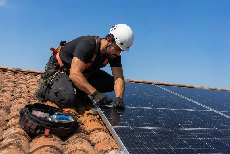 Maintenance et monitoring de panneaux solaires à Oberhaslach
