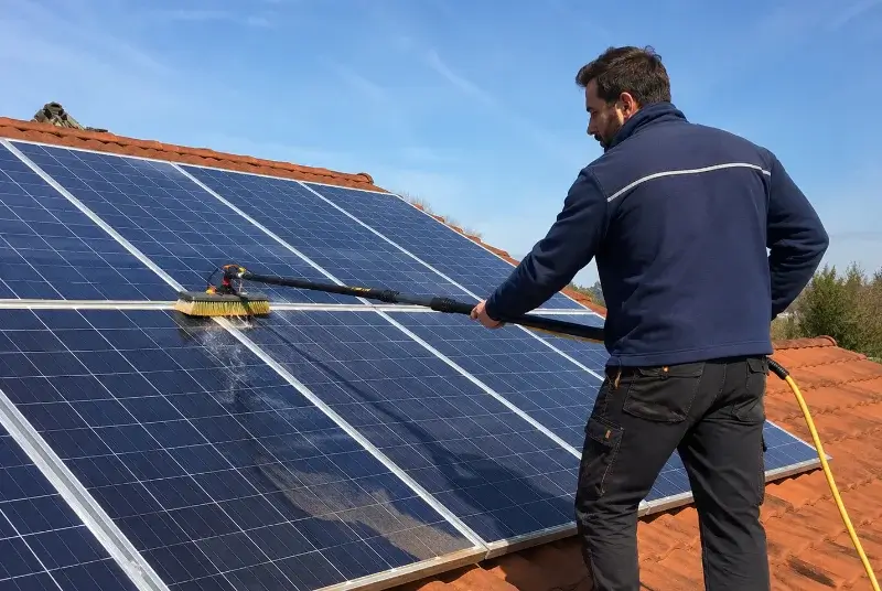 Nettoyage et entretien de panneaux solaires à Oberhaslach